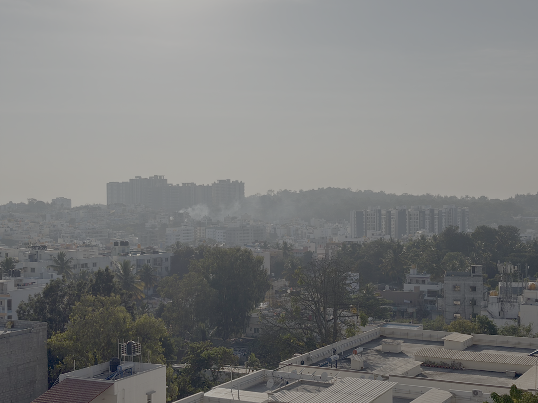 AQI 180 - December smoggy day